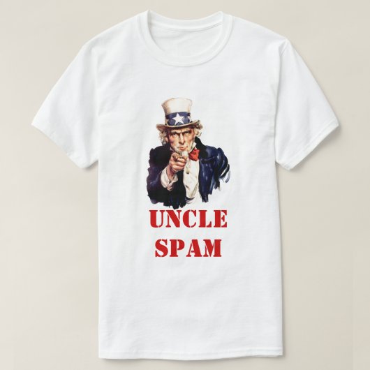 oom Spam T-shirt (Design voorkant)