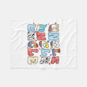 Oom Speelgoed Grappig verhaal Opa Vaders Dag Vrouw Fleece Deken (Voorkant (Horizontaal))