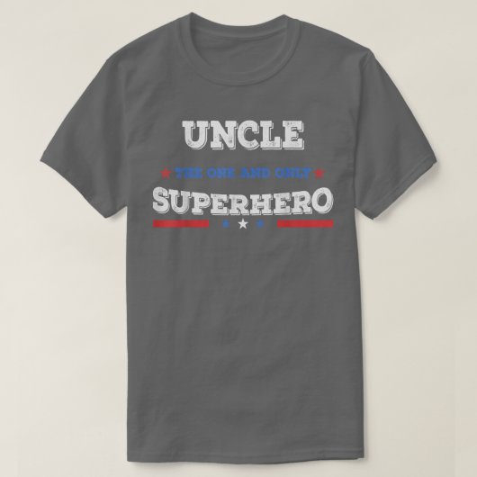 Oom Superdad superheld superdad helster T-shirt (Design voorkant)