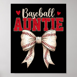 Oom tante Coquette strik das Moederdag Poster