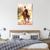 Oom Tom's Cabin Man en Donkey Theater Canvas Afdruk (Insitu (Slaapkamer))