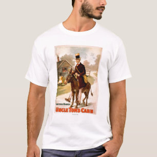 Oom Tom's Cabin Man en Donkey Theater T-shirt