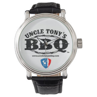 Oom Tony's BBQ Competitie Polshorloge Horloge