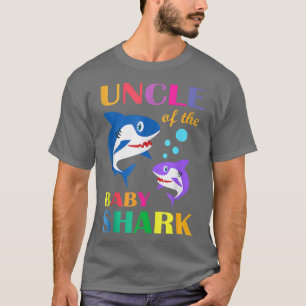 Oom van de Baby Birthday Shark oom Shark Chris T-shirt