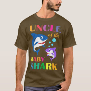 Oom van de Baby Birthday Shark oom Shark Chris T-shirt