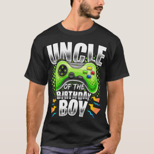 Oom van de Birthday Boy Matching Video Game Birt T-shirt