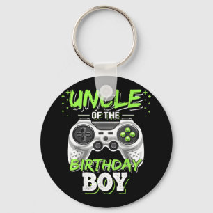 Oom van de Birthday Boy Matching Video Game Sleutelhanger