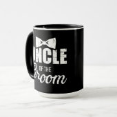 Oom van de bruidegom voor de bruiloft mok (Voorkant links)