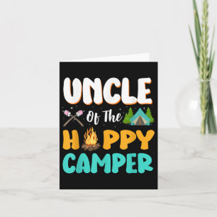 Oom van de gelukkige Camper Familie Camping Verjaa Kaart