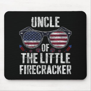 Oom van de Little Firecracker Sungles 4 juli Muismat