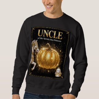 Oom van de Spooky Boo Princess Shirt Zwart Goud