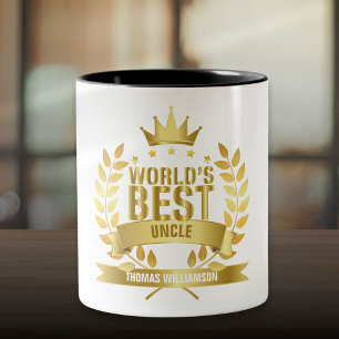 Oom Van De Wereld Fun Gold Tweekleurige Koffiemok