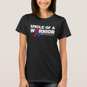 Oom van een krijger CHD Aangeboren Hartafwijking A T-shirt