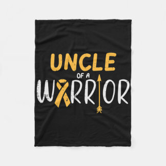 Oom van een krijger jeugd kanker lint Awarene Fleece Deken