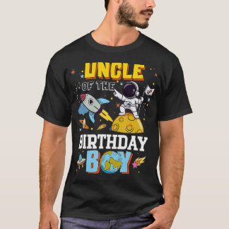 Oom van het 'Birthday Astronaut Boy Space Theme Pa T-shirt