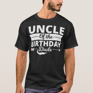 Oom van het verjaardagsfeest Bday boy trotse bi T-shirt