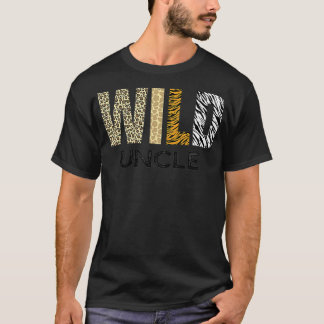 Oom van het Wilde One Zoo Birthday Safari Oerwoud T-shirt