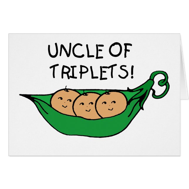 Oom van Triplets Pod (Voorkant Horizontaal)
