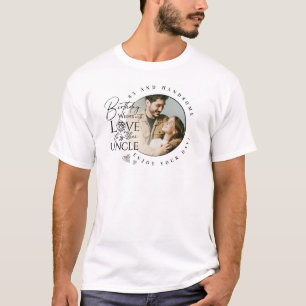 Oom Verjaardag Minimalistisch Ontwerp T-shirt
