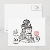 Oom Vlad heeft een lolly Briefkaart (Voorkant / Achterkant)