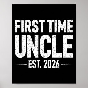 Oom voor de Eerste Keer Geschat 2026 Grappige Nieu Poster