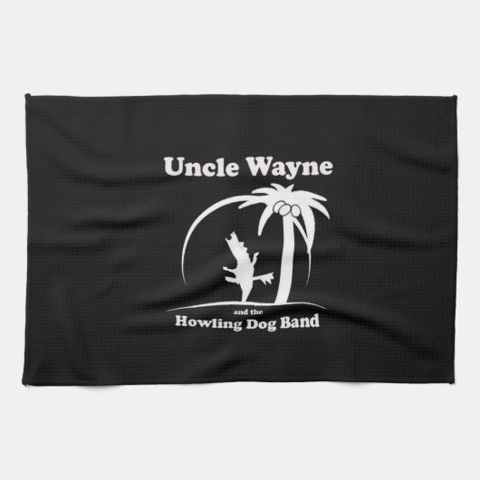 Oom Wayne en de Howling Dog Band Towel Theedoek (Horizontaal)