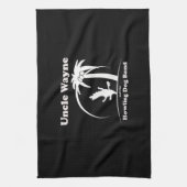 Oom Wayne en de Howling Dog Band Towel Theedoek (Verticaal)