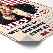 Oom Zelfde Poster COVID Propaganda (Hoek)