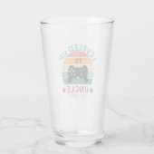 Oom zwangerschap aankondiging bier glas EST 2024 (Achterkant)