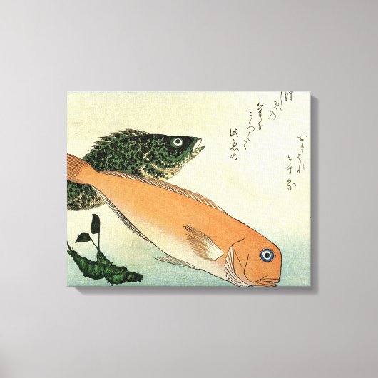 Oomon-hata & Shiro-amadai - Impression de poisson (Recto)