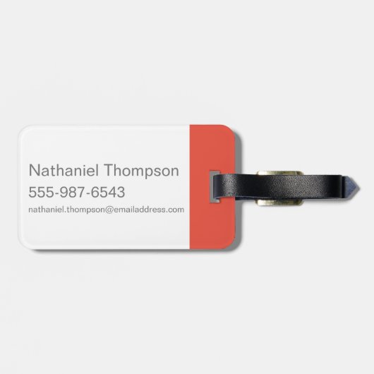 Oompa Loompa Dancing Pattern Bagagelabel (Achterkant horizontaal)