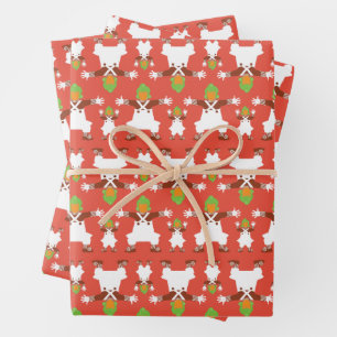 Oompa Loompa Dancing Pattern Inpakpapier Vel