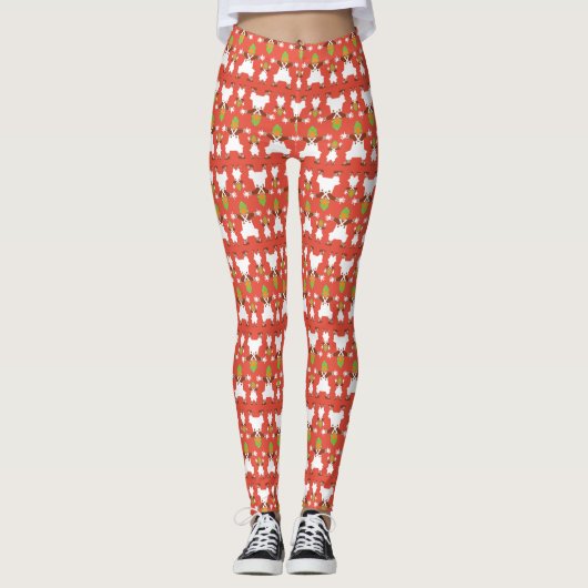 Oompa Loompa Dancing Pattern Leggings (Voorkant)
