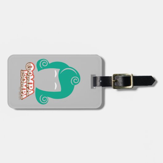 Oompa Loompa Hair Graphic Bagagelabel (Voorkant horizontaal)