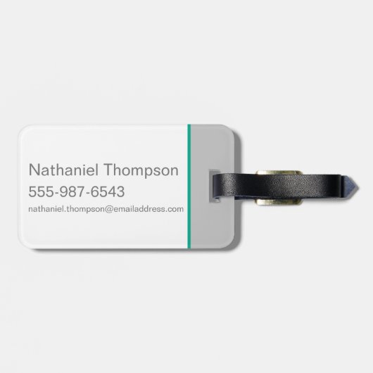 Oompa Loompa Hair Graphic Bagagelabel (Achterkant horizontaal)