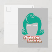 Oompa Loompa Hair Graphic Briefkaart (Voorkant / Achterkant)