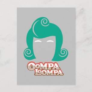 Oompa Loompa Hair Graphic Briefkaart