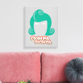 Oompa Loompa Hair Graphic Canvas Afdruk
