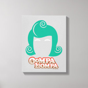 Oompa Loompa Hair Graphic Canvas Afdruk