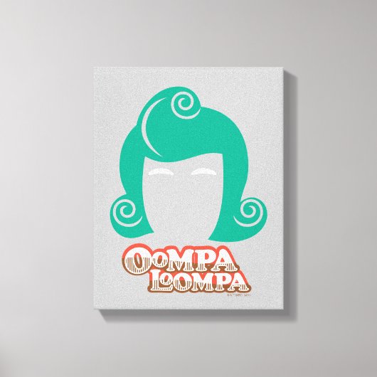 Oompa Loompa Hair Graphic Canvas Afdruk