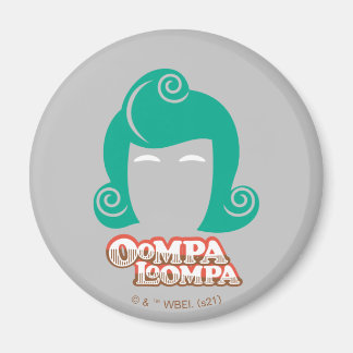 Oompa Loompa Hair Graphic Magneet