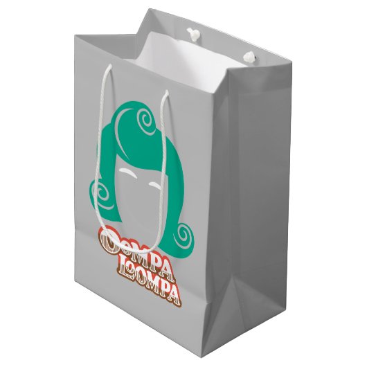 Oompa Loompa Hair Graphic Medium Cadeauzakje (Voorkant Gekanteld)