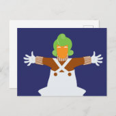 Oompa Loompa wapt uit Briefkaart (Voorkant / Achterkant)