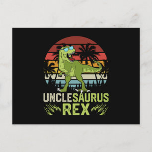 OomTyrannus Rex Cool Retro Dinosaur Design Briefkaart