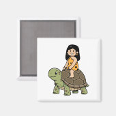 Oona en de Schildpad Magneet (Voorkant / Achterkant)