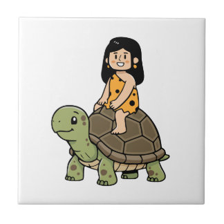 Oona en de Schildpad Tegeltje
