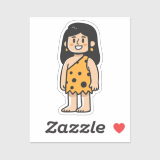 Oona holenvrouw sticker