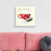 Ooo La Latte Canvas Afdruk (Insitu (Woonkamer))