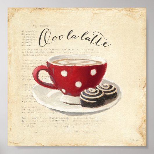 Ooo La Latte Poster (Voorkant)
