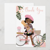 Ooooh Lala Carte de remerciements (Devant / Derrière)